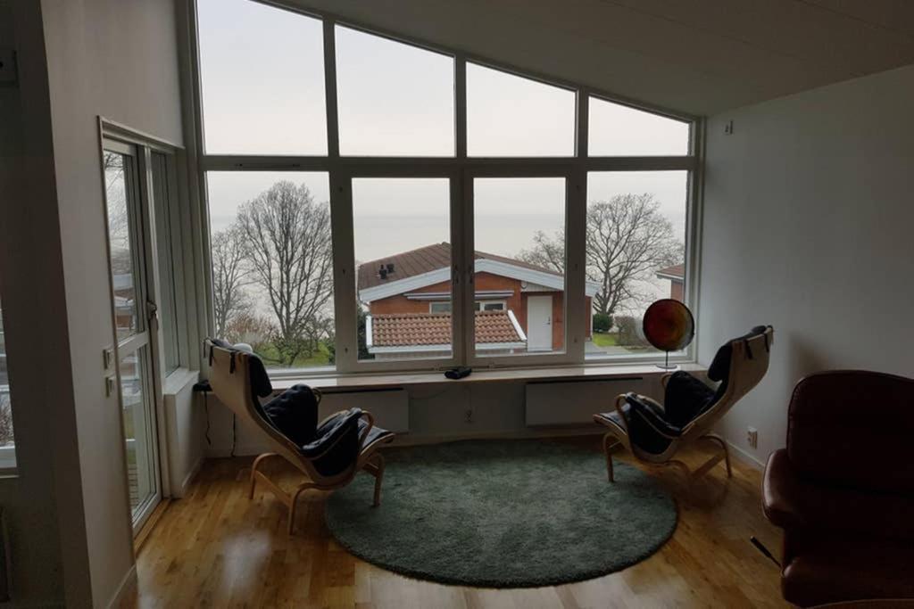 Modern Villa I Arild Med Spektakulaer Havsutsikt. エクステリア 写真